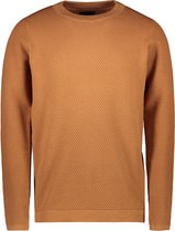 Cars Jeans Trui Edmond Sw Structure Crew 65334 96 Khaki Mannen Maat - M