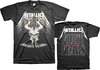 Tshirt Homme Metallica -XL- 40e Anniversaire Quarante Ans Zwart