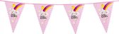 Vlaggenlijn - Geboorte vlaggen - Slingers - Baby Girl - 6 meter - polyetheen - roze - meisje geboren