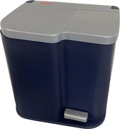 Curver Duo Decobin Prullenbak - - + 18L - Metallic - Recycled | bol.com