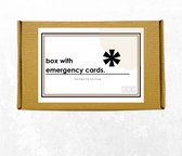 Box with emergency cards - offensive edition - set met offensieve wenskaarten - 20 st - postcards