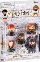 Harry Potter - Stampers (stempels) 5-Pack - Ron Weasley - Hermione Granger - Neville Longbottom - Ginny Weasley - Harry Potter