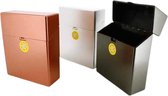Sigarettendoosje - Sigarettenhouder - Sigarettenbox - Sigarettendoosjes metallic look - 3 stuks