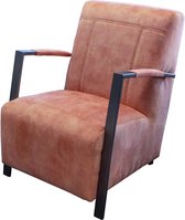 Industriële fauteuil Rosetta | velours Adore roze 166 | 64 cm breed