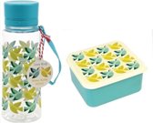 Rex london Lunchbox en waterfles love Birds - broodtrommel drinkfles