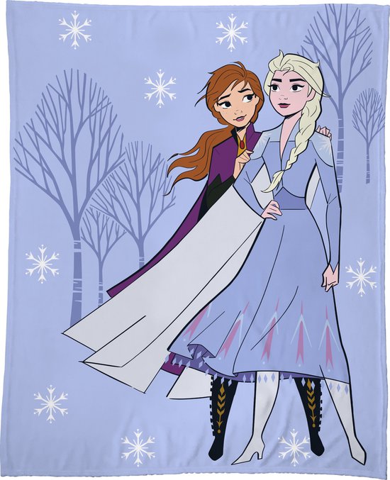 Disney Frozen Fleece deken Sisters - 110 x 140 cm - Polyester