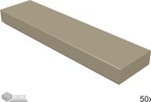 LEGO Tegel 1x4, 2431 Donker tan 50 stuks