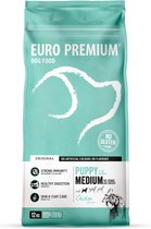 Euro-Premium Puppy Medium Kip - Rijst 12 kg