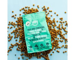 Imby Vegan Hondenvoer 1.5kg - Vegetarisch - Hypoallergeen en CO2-neutraal - Ovengebakken brokjes