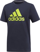 adidas Performance Yb Mh Bos T T-shirt Kinderen Blauwe 5/6 jaar oud