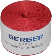 Autogordel Polyester/Nylon in kleur Rood
