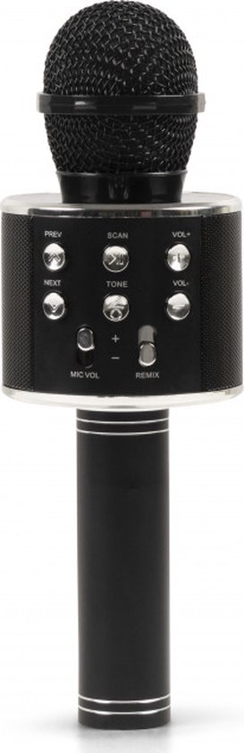 Observatorium fragment Variant Silvergear Karaoke Microfoon met Bluetooth - Draadloos Verbinden met  Telefoon, Tablet... | bol.com