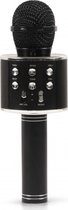Silvergear Karaoke Microfoon met Bluetooth - Draadloos Verbinden met Telefoon, Tablet en Computer - Opnemen en Speaker Functie - Selfie Knop - Zwart