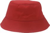Standaard Bucket hat - Unisex - Rood