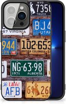 Telefoon Hoesje iPhone 13 Pro Hippe Hoesjes met Zwarte rand Kentekenplaten