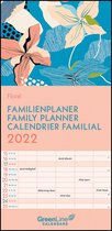 GreenLine Floral 2022 Familienplaner 22x45