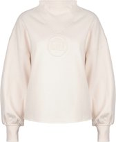 Dante6  Sweater / Trui - Dames - Sweat - 214600 Tiba - Wit - Maat XL