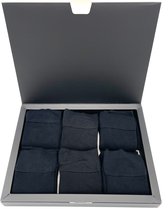 12x Bamboe Sokken Naadloos - Unisex - 12 paar - Zwart - Maat 41-45 - Bamboe 84%