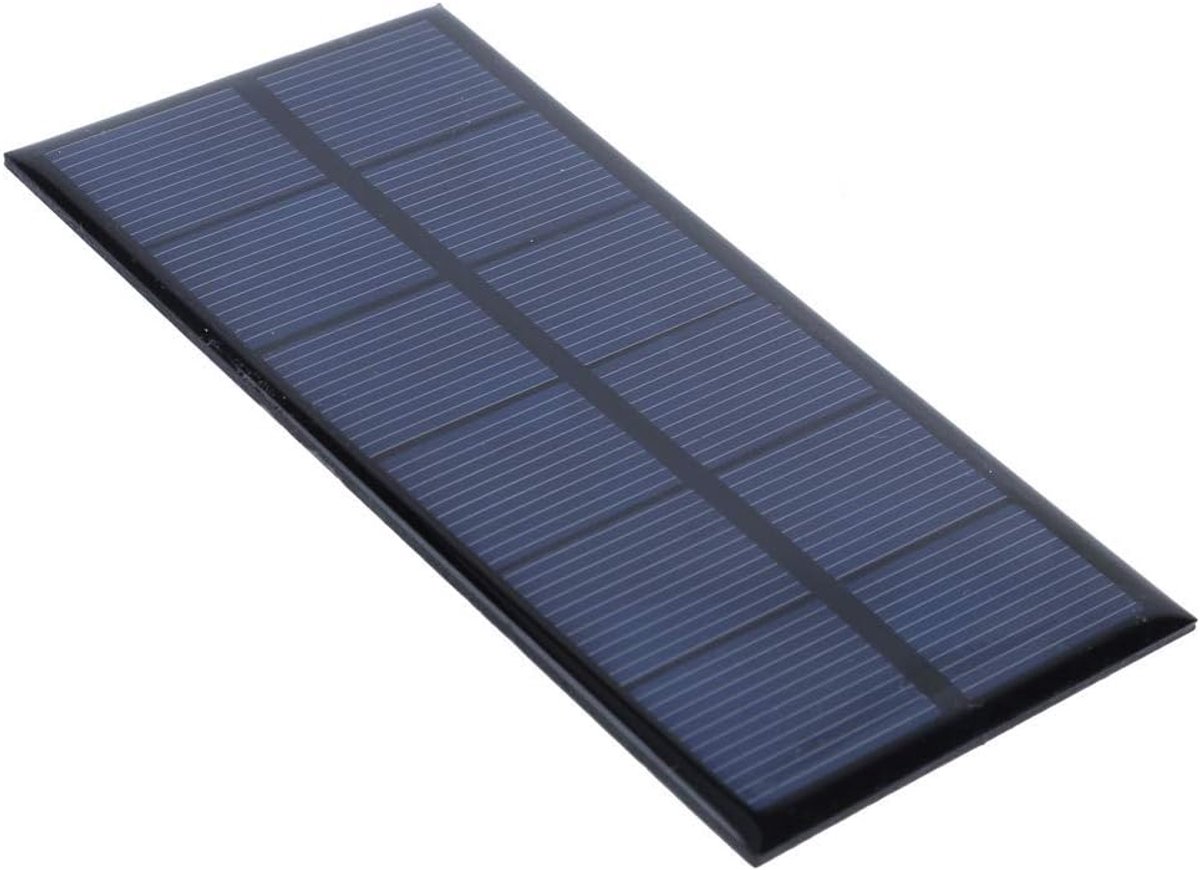 Zonnepaneel 1W 3V voor tuinverlichting en batterij-oplading