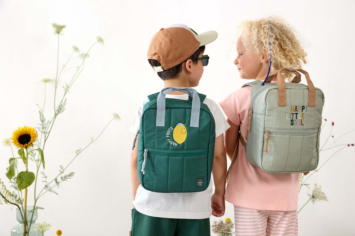 Lässig Rugzak Mini Square Backpack Kinderrugzak Little Gang Lemon Dark Green – foto 4