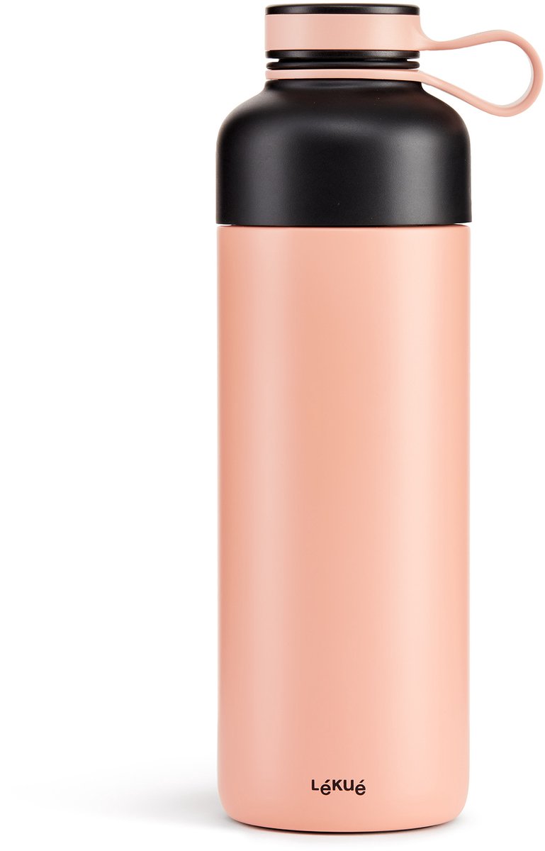 Lékué Isoleerfles To Go - 500 ml - Coral Pink