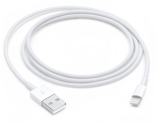 Apple USB kabel naar lightning - 1 meter