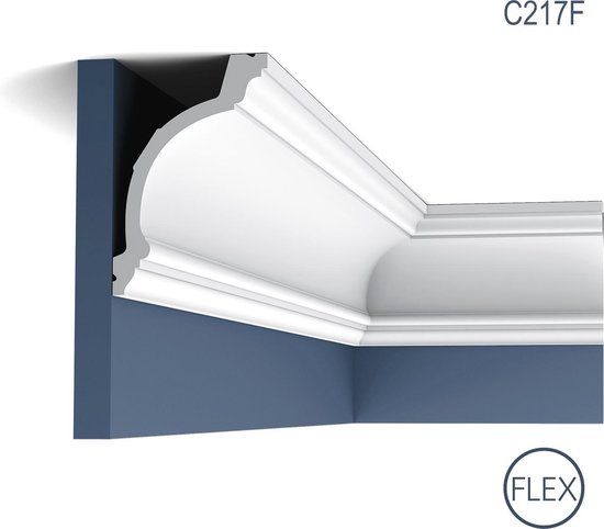 Corniche Moulure Cimaise Orac Decor C333 LUXXUS Décoration de stuc Profil décoratif du mur 2 m