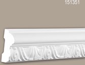 Wandlijst 151351 Profhome Lijstwerk Sierlijst neo-classicisme stijl wit 2 m