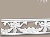 Wandlijst 151371 Profhome Lijstwerk Sierlijst Frieslijst neo-empire stijl wit 2 m