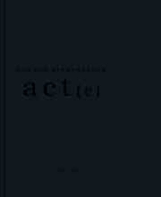 Tim Van Steenbergen - Act(e) - cover