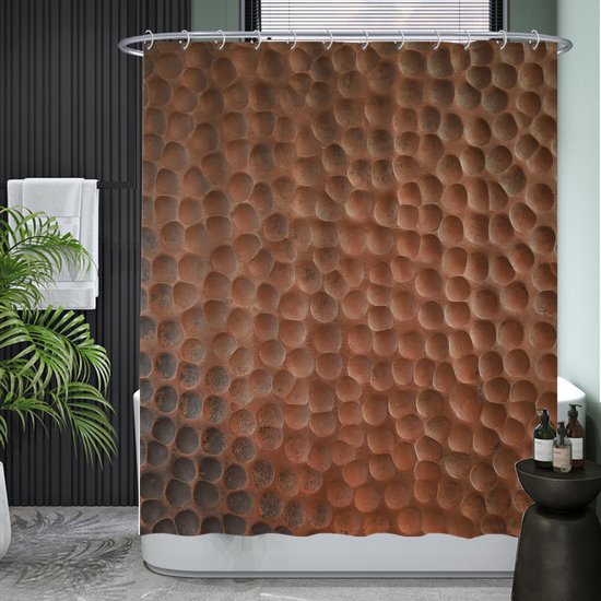 Ulticool Douchegordijn - Goud Luxe Chic Feest - 180 x 200 cm