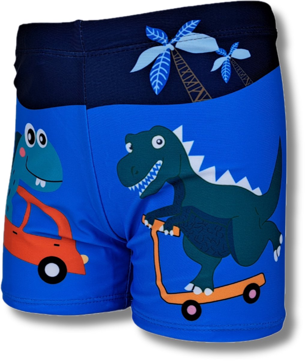 NiSy.nl Dino in Auto Zwembroek | Zwemshort | Jongens | — afbeelding 3
