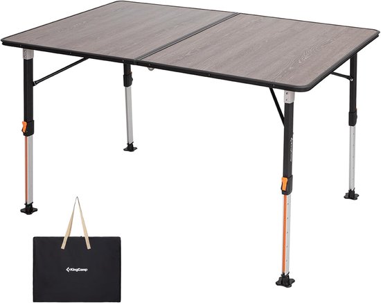 BAKAJI Klaptafel voor camping, picknick, aluminium, met koffer voor strand of tuin (90 x 60 x 70 cm BAKAJI Klaptafel voor camping, picknick, aluminium, met koffer voor strand of tuin (90 x 60 x 70 cm