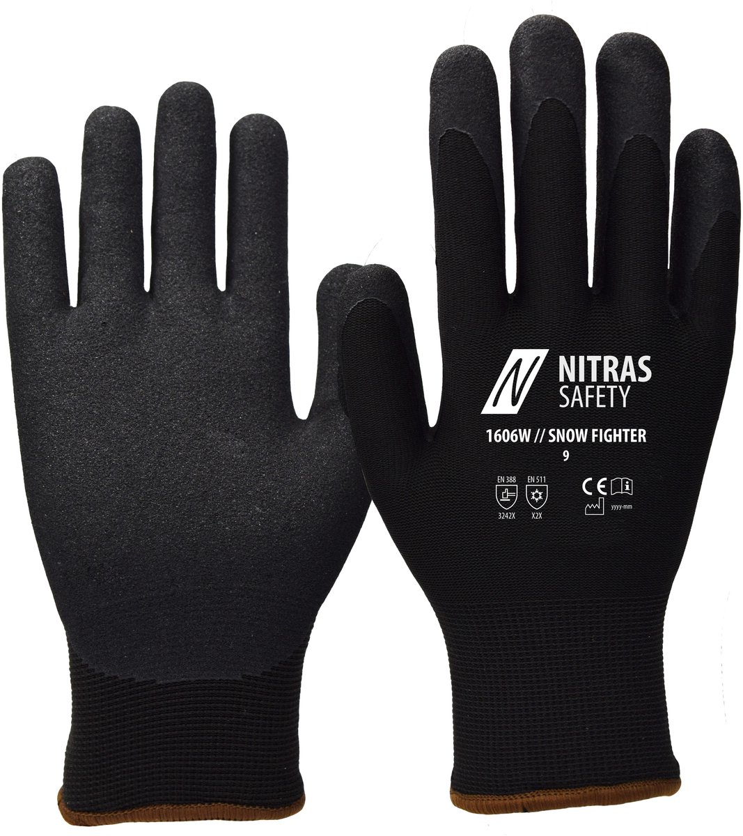 Nitras 1606W winter werkhandschoen - maat 11 -winterhandschoen - 12 paar