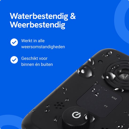 Dispositif anti-aboiement Premium - Ultrasonique - Fonctionnement rechargeable et automatique - Sans choc + résistant à l'eau - Pour tous les Chiens - Intérieur et extérieur