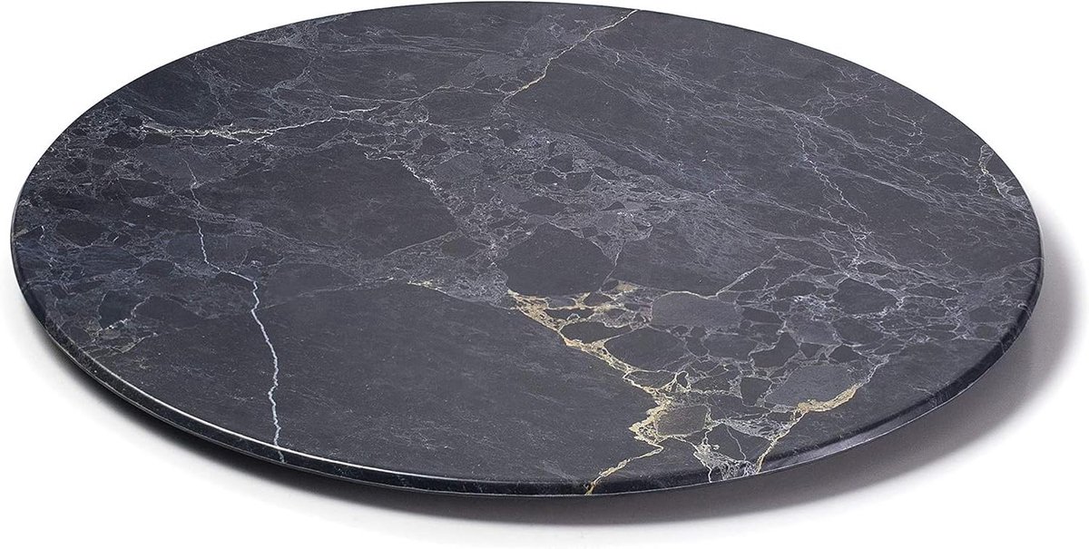 Rond Dienblad met Marmeren Afwerking - Ø 35 cm - BPA-vrij - Melamine