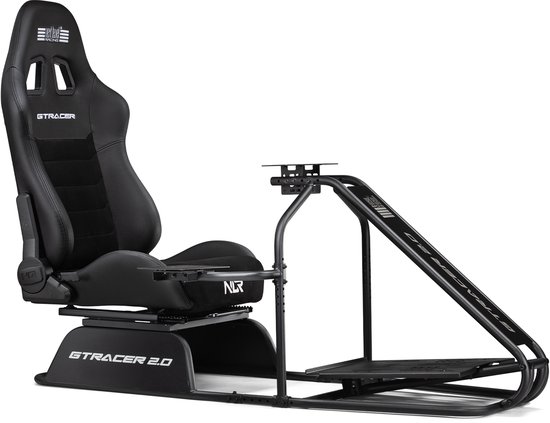 Next Level Racing - GTRacer 2.0 Cockpit - Verstelbare Pedalen - Handremsteun - Zwart