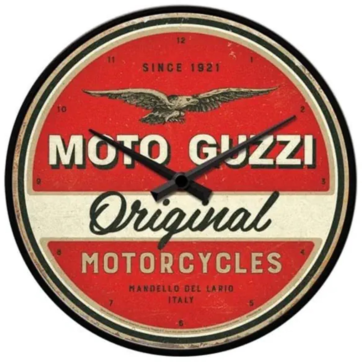 Wandklok Moto Guzzi