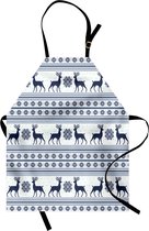 New Bed Scandinavisch Pixel Art Stijl Rendier Waterdicht Schort voor Dagelijks en Professioneel Gebruik, 78x66cm