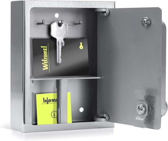 Aktualisierte Version 2025]Populife Smart Schlüsselsafe,Bluetooth-Elektronischer Schlüsseltresor mit Zahlencode,Drahtlose Schlüsselbox für Zuhause,Büro, Airbnb & Immobilienvermietung,IP66 Wasserdicht