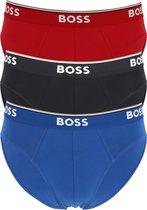 HUGO BOSS Power briefs (3-pack) - heren slips - rood - blauw - zwart