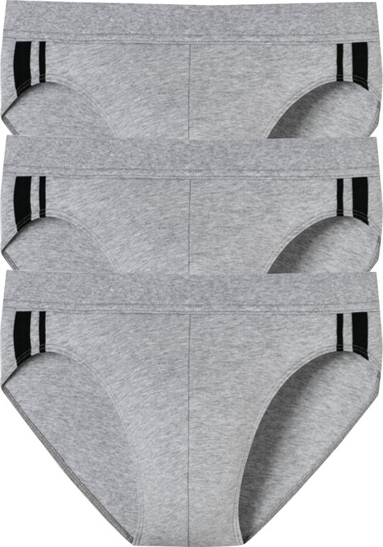 SCHIESSER 95/5 Stretch rio slips (3-pack) - grijs