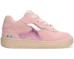 BunniesJR 225255-470 Meisjes Lage Sneakers - Roze - Suède - Veters