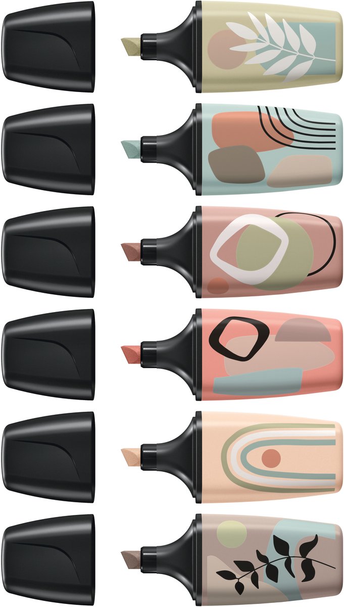 STABILO BOSS MINI Nature Vibes Markeerstift - Compact & Stijlvol