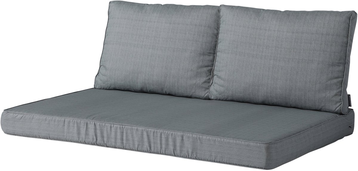 Bol.com Madison - Lounge Basic grey - 120x80 - Grijs aanbieding