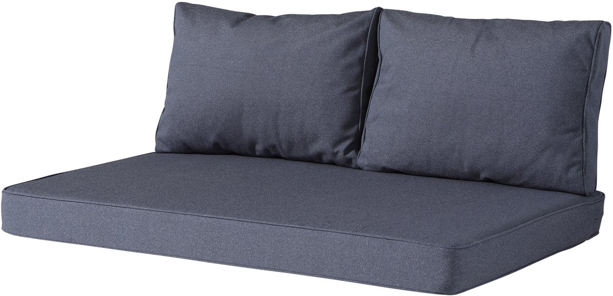 Bol.com Madison - Manchester Denim Grijs - Waterbestending - Palletkussen - Loungekussen - Zitkussen - 120x80cm - Tuinkussen aanbieding