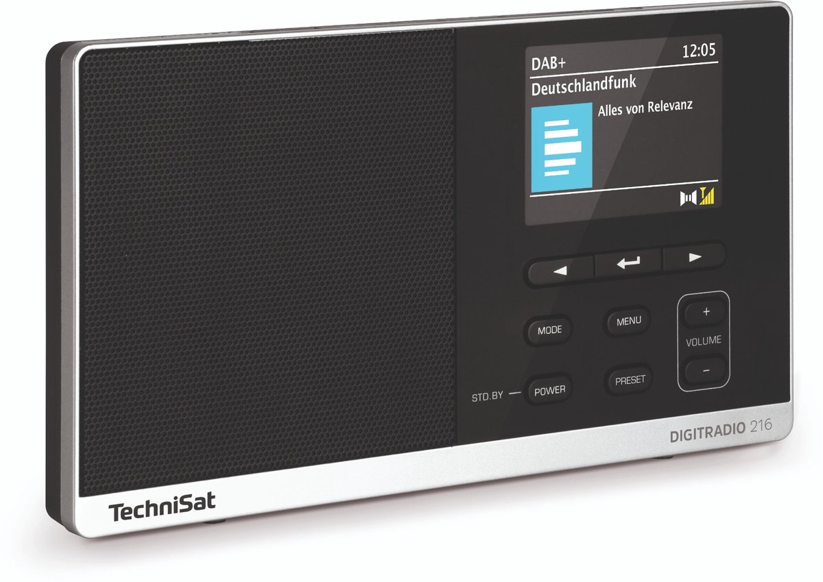 TechniSat Digitradio 216 Exclusief DAB radio Zwart