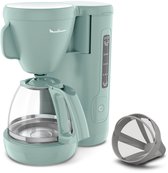 Bol.com Moulinex Morning FG2M1310 - Filterkoffiezetapparaat - 125L - Warmhoudfunctie - Groen aanbieding