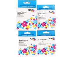 FLWR - Cartridges / Brother LC-129XL Multipack / zwart en kleur / Geschikt voor Brother