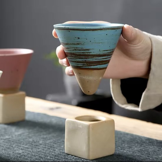 ABOOFAN Gesneden mok espresso porseleinen keramische koffiemok koffie mokken ontbijtgranen mokken snack beker vintage water beker theekopje ontbijt ABOOFAN Gesneden mok espresso porseleinen keramische koffiemok koffie mokken ontbijtgranen mokken snack beker vintage water beker theekopje ontbijt